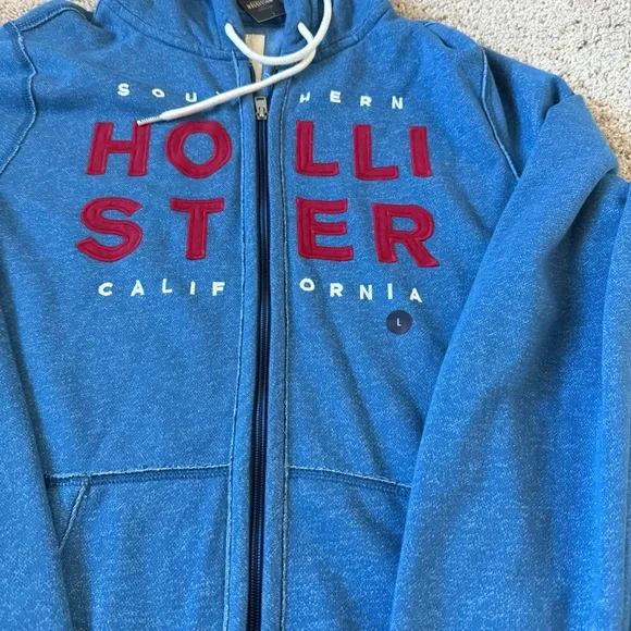 NWT‎ Hollister Women’s Blue Hoodie and Sweats Size L-XL Casual Relaxation - Picture 7 of 14